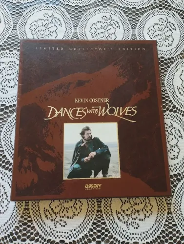 Laser disc filme dança com lobos