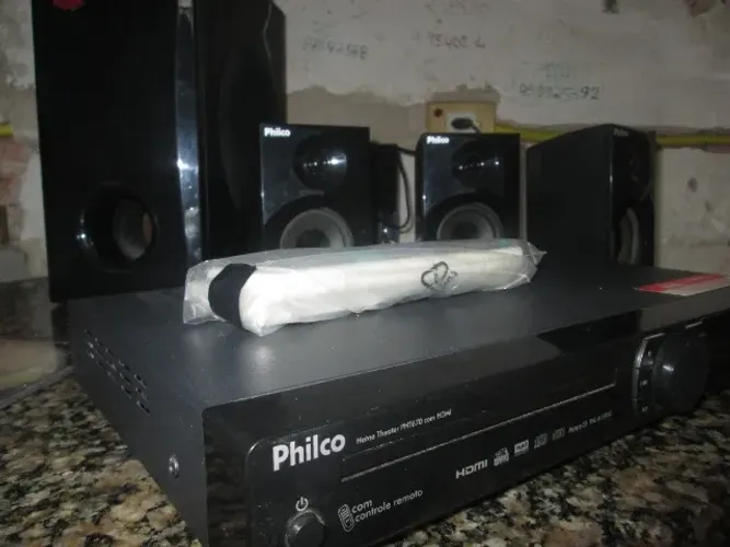 home theater philco Só Hoje Por 250,00 Até As 17;30