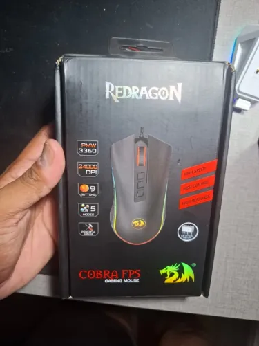Mouse Gamer Redragon Cobra FPS 24.000 DPI - Alta Precisão