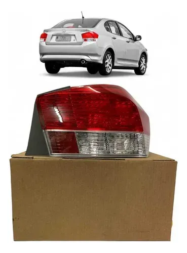 Lanterna Traseira Honda City 2007 08 09 10 11 2012 Original Direito/passageiro Vermelho