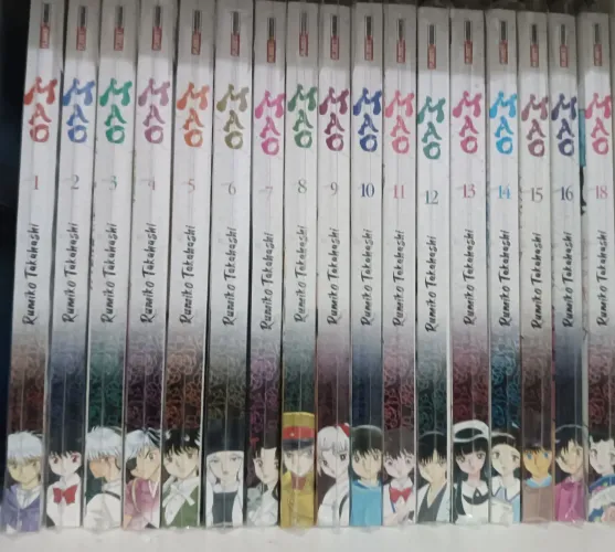 Coleção de mangás mao volumes 1 ao 16 e 18