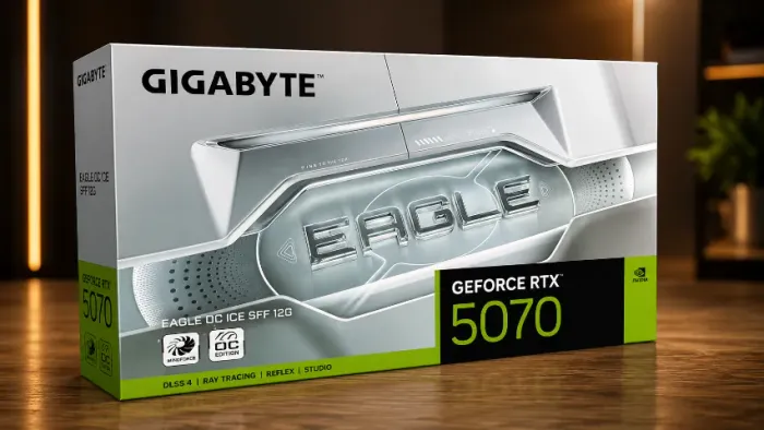 Gigabyte Eagle OC Ice SFF GeForce RTX 5070 12GB GDDR7