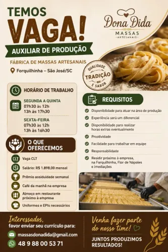 Auxiliar de Producao