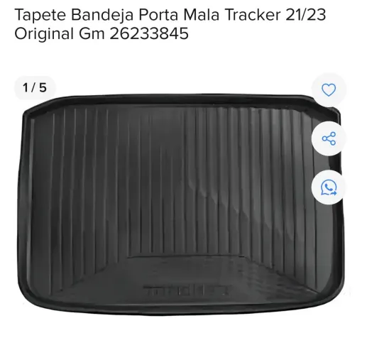 Tapete bandeja porta Malas Chevrolet Tracker original *R$500,00*aceito proposta!