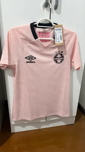 Camisa feminina rosa do grêmio