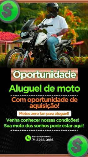 ALUGUEL DE MOTOS O KM