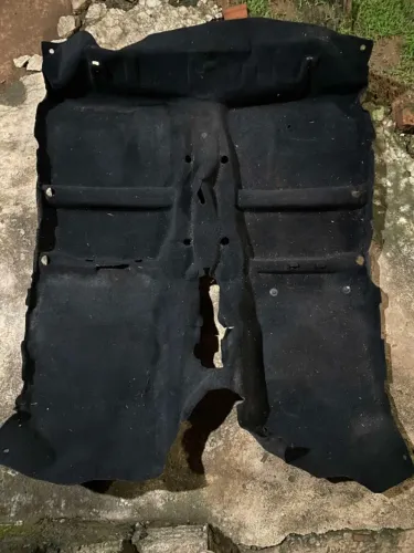 Carpete Preto Interior Assoalho - Renault Clio Hatch Original