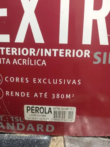 Tinta de 1* qualidade 