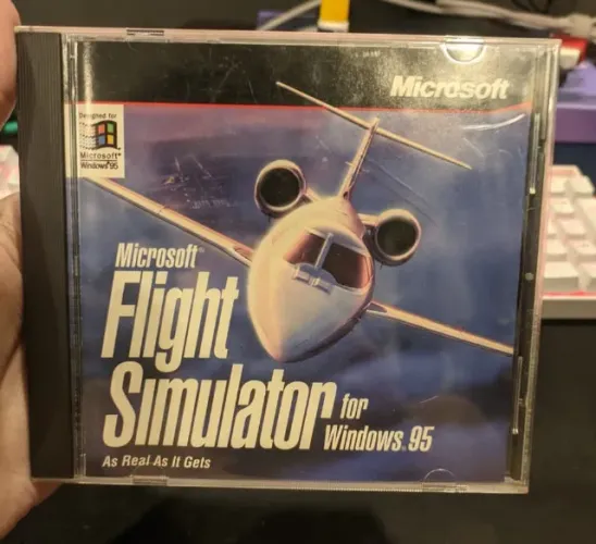 Microsoft Flight Simulator 95 Original PC Excelente Estado