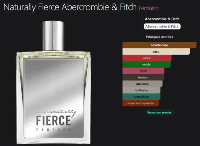 Perfume Abercrombie & Fitch Fierce Naturally 100 ml