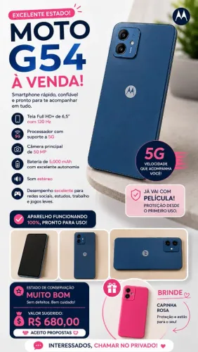 Moto G54 - Excelente Estado