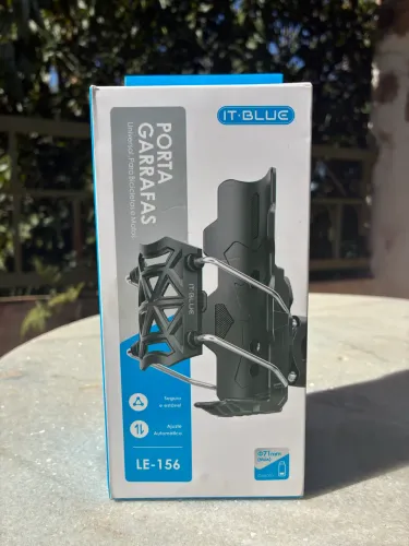 Suporte Porta Garrafa Squeezes Para Bicicleta Ajuste Automático Universal - Produto Novo