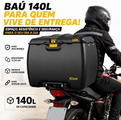 Baú 140 litros