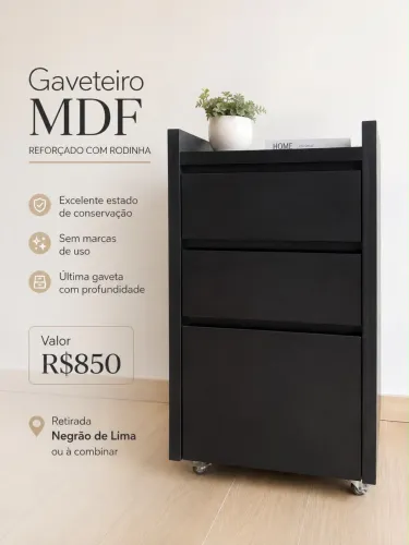 Gaveteiro/Carrinho auxiliar