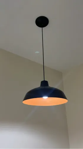 Lustre pendente meia lua 