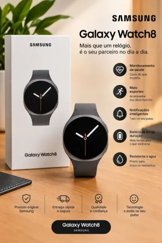 IMPERDIVEL LINDO GALAXY WATCH 8 LACRADO.