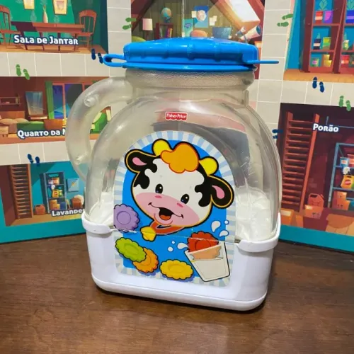 Jarrinho fisher price, faz som de vaquinha, 40 reais!!