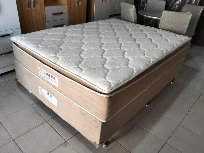 Vendo cama seme nova.