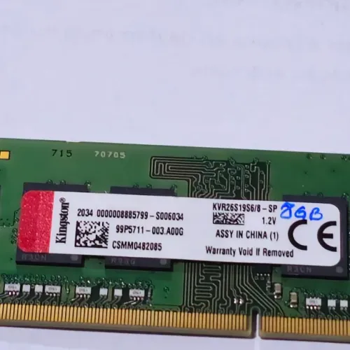 Memoria 2X 8GB P/ Notebook Kingston DDR4 2400mhz