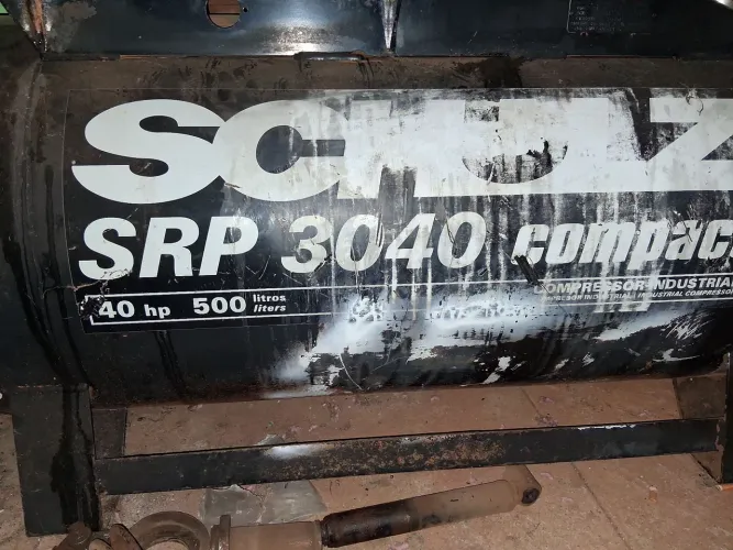 Reservatório de compressor de ar schulz srp3040 500 litros semi novo