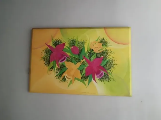 Quadro Decorativo de Orquídeas - 105 x 70 cm