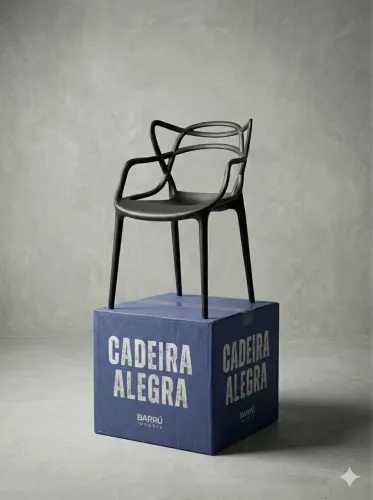 CADEIRA ALEGRA PRETA!