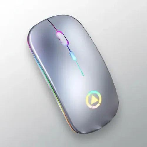 Mouse Gamer Yindiao A2 Inalámbrico Usb Cinza-metálico