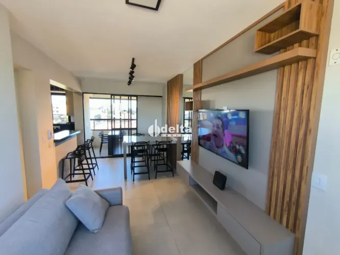 Apartamento mobiliado disponível para locação no bairro Brasil em Uberlândia-MG