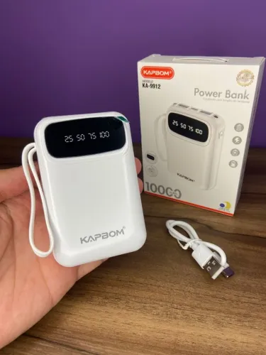 Carregador Portátil Power Bank 10000mAh Kapbom KA-9912