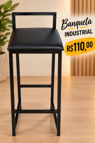 BANQUETA QUANDRADA R$110,00 FAZEMOS ENTREGA CONSULTE A TAXA!!!