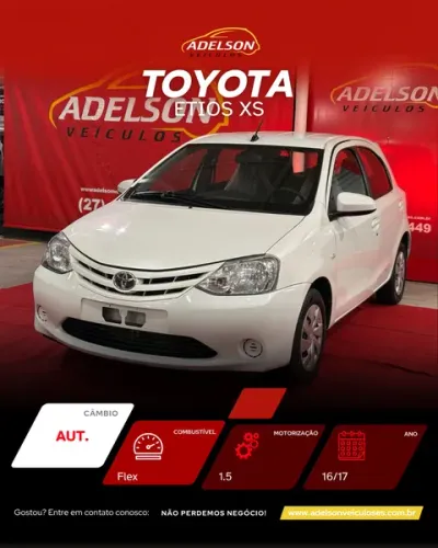 Toyota Etios XS 1.5 Flex 16V 5P Aut. 2017