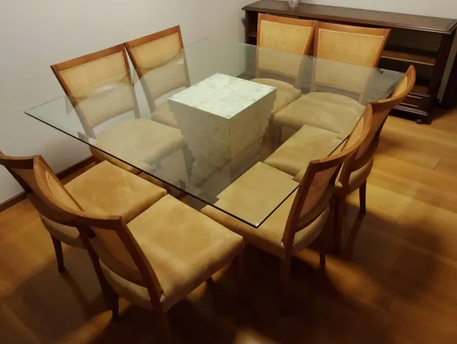 Mesa de jantar 8 lugares 