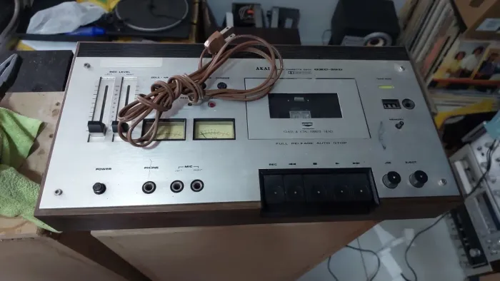 Tape Deck Akai GXC-39D Funcionando perfeitamente