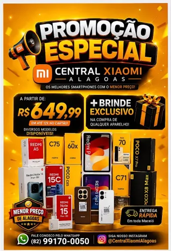 Xiaomi Redmi Note 15 Pro 5G, Poco X8 Pro 5G, note 14 e Diversos Modelos