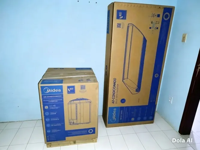 Aparelho Midea, split invert de 60000btus, novo, na caixa.