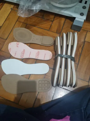 Kit de solado e palmilha para fazer rasteirinhas n37