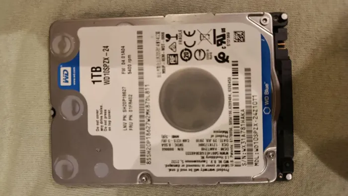 Hd notebook 1 Tb WD