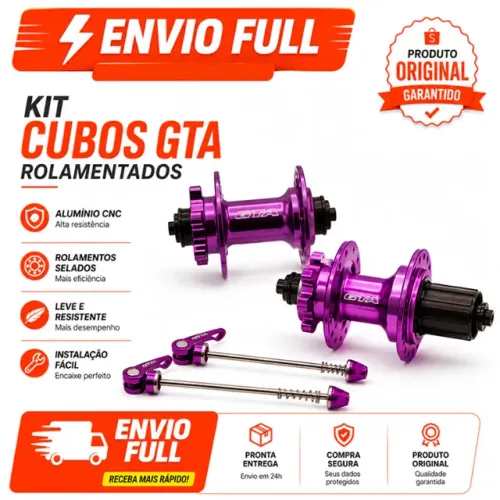 Par de Cubos GTA Barulhento com Rolamento de Alta Durabilidade