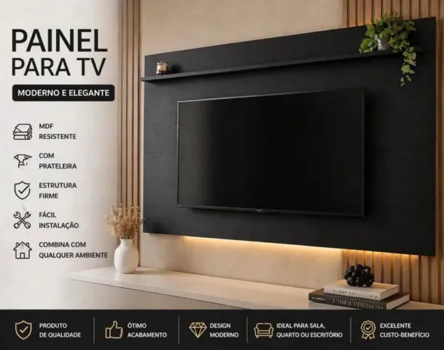 Painel para TV 70 polegadas