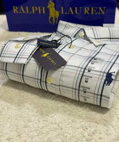 Camisa Manga Longa Polo Ralph Lauren - Tam. XXL