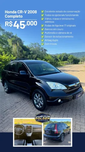 Honda CR-V LX 2.0 16V 2wd/2.0 Flexone Aut. 2008