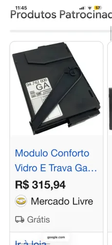 Módulo conforto meriva