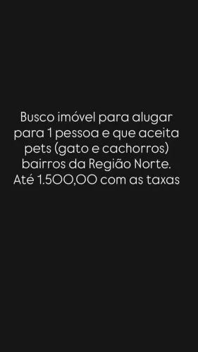 Busco Imóvel para locação 