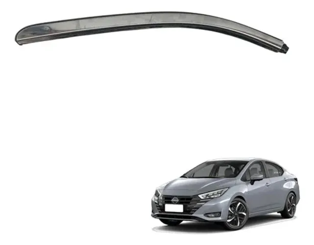 Friso Pestana Porta Traseira Esquerdo Nissan Versa 2018 2019