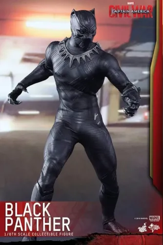 PANTERA NEGRA HOT TOYS GUERRA CIVIL MARVEL VINGADORES