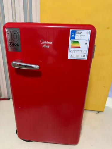 Frigobar Midea Vermelho novo