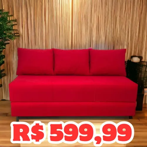 SOFÁ CAMA Granada, BAIXO CUSTO, Ocupa POUCO ESPAÇO!