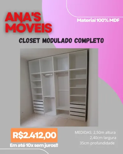 Closet Modulado Completo
