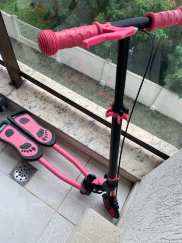 Patinete Frog Ski Radical 3 Rodas Infantil Dobrável Trinete Cor Rosa