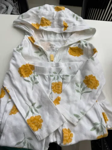 Vestido festa e conjunto carters(menina 12m)